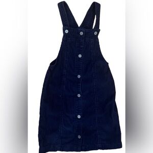 GAP Denim Jumper Girls Blue Corduroy Overall Dress. Sz L.